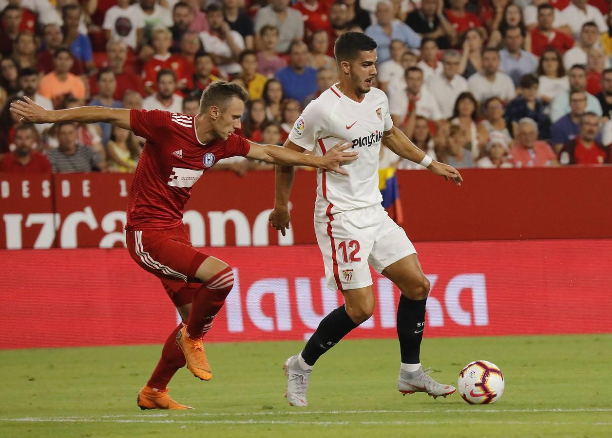 La victoria del Sevilla FC ante el Sigma Olomouc, en imágenes