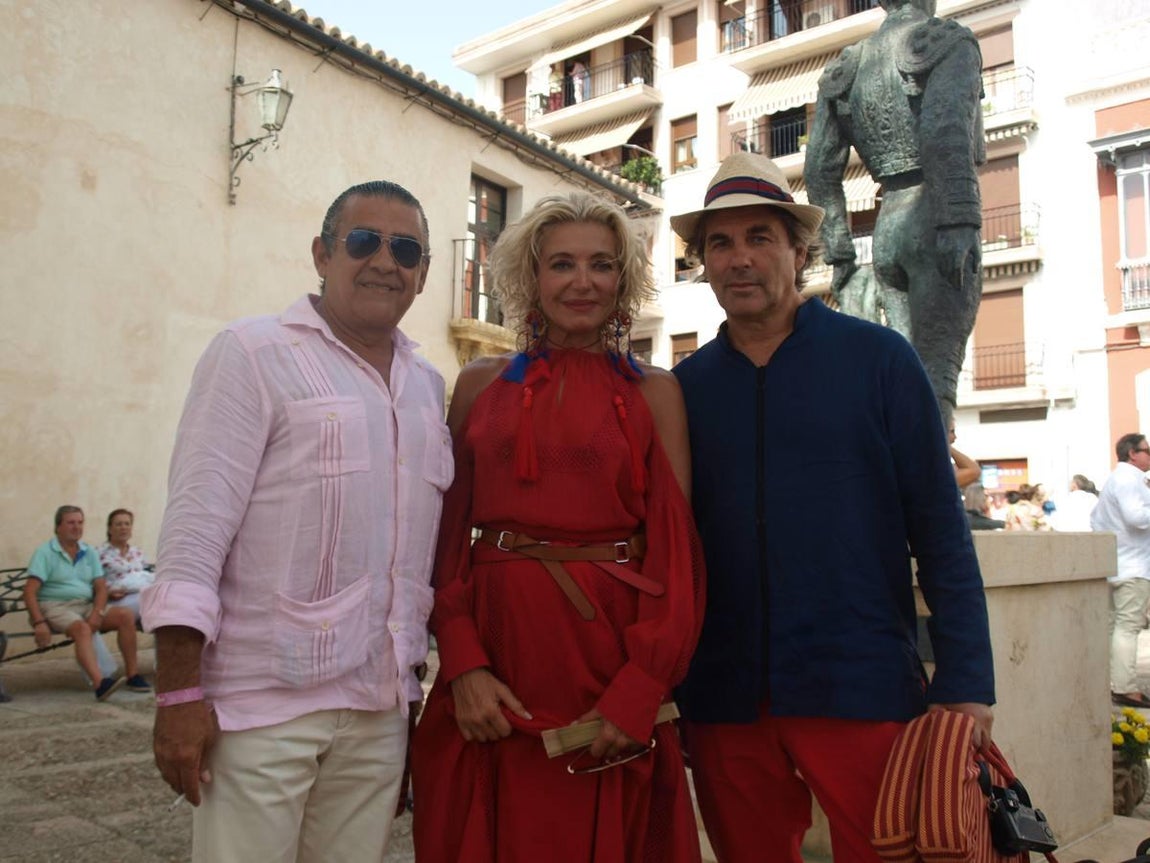 Jaime Martínez-Bordiú, Simona Gadolfi y Hubertus de Hohenlohe