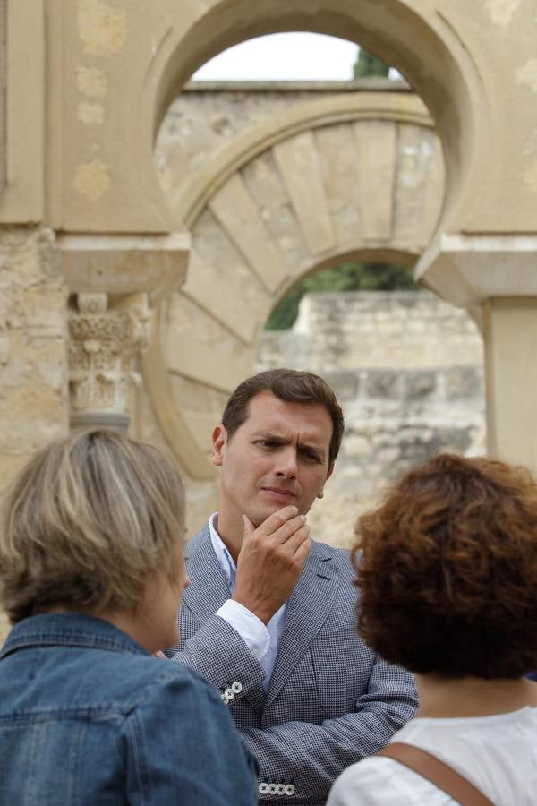 La visita de Albert Rivera a Medina Azahara, en imágenes