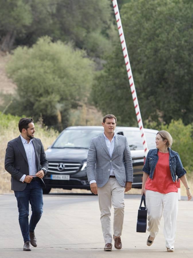 La visita de Albert Rivera a Medina Azahara, en imágenes