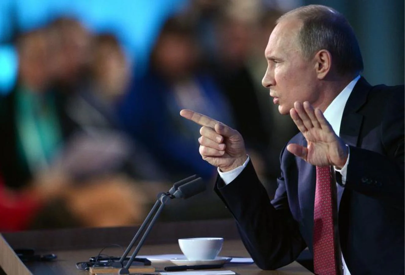 Vadimir Putin durante un discurso en 2012. 