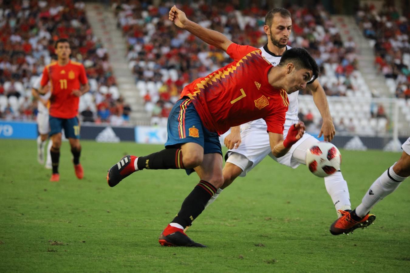 Selección de imágenes del España-Albania