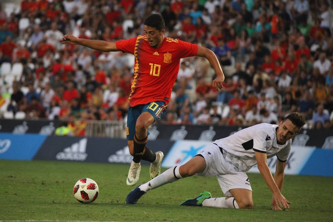 Selección de imágenes del España-Albania