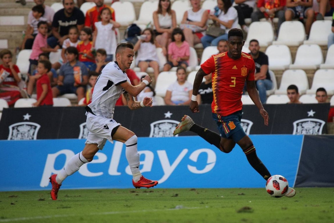 Selección de imágenes del España-Albania