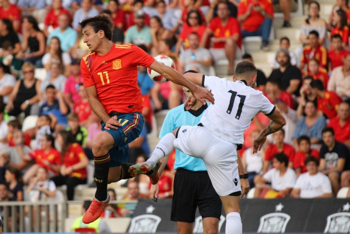 Selección de imágenes del España-Albania