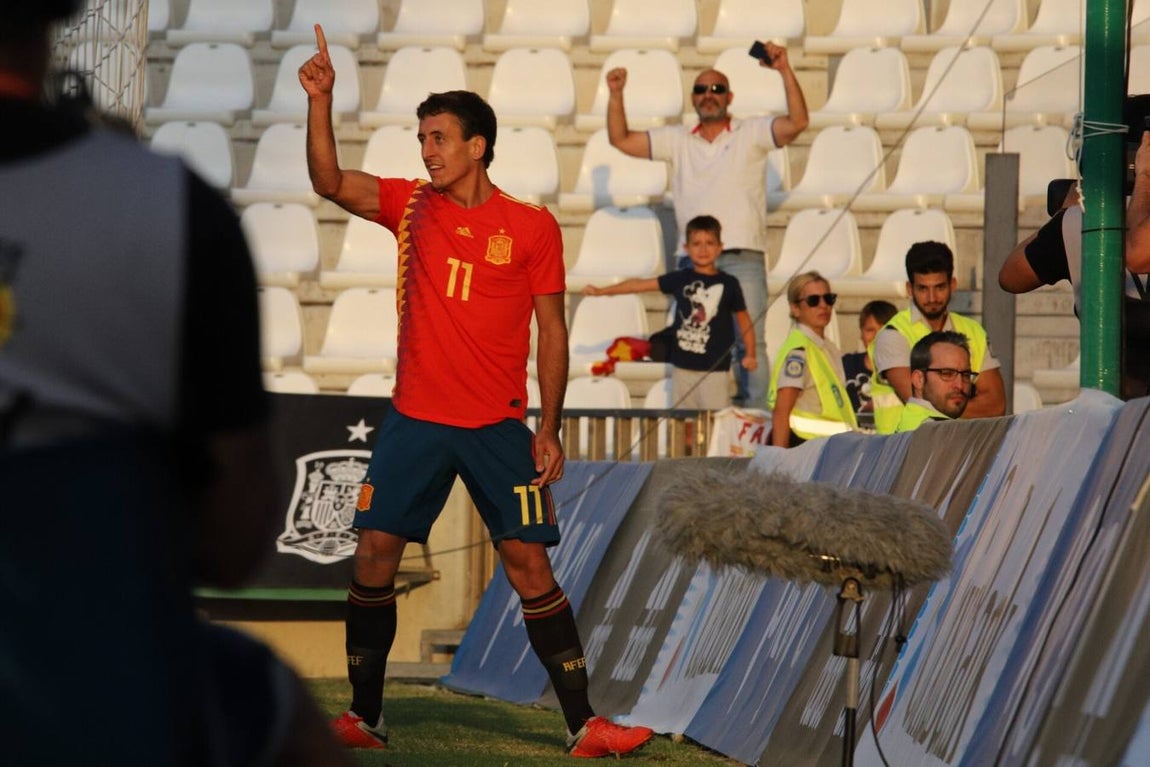 Selección de imágenes del España-Albania