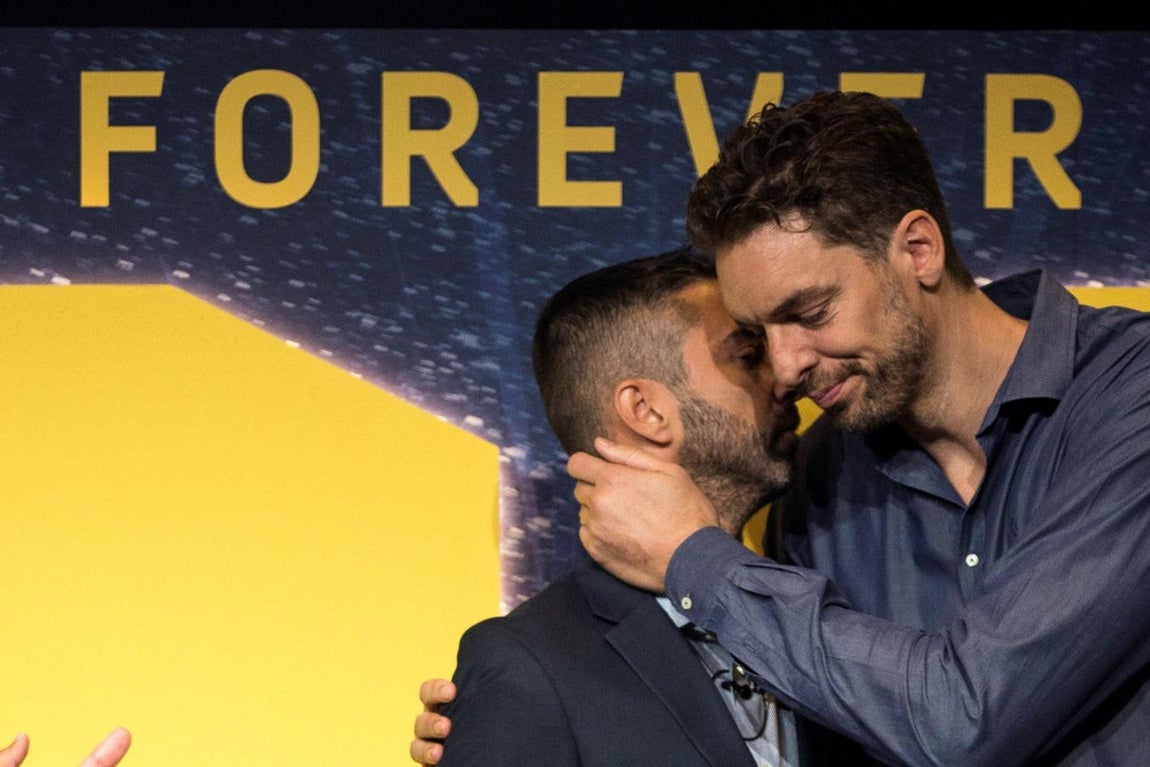 Las imágenes de la despedida de Juan Carlos Navarro