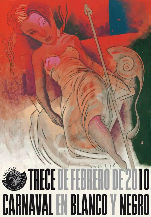 Ceesepe fue el autor del cartel del Baile de Máscaras del Círculo de Bellas Artes de Madrid del año 2010, «Un carnaval en blanco y negro», como homenaje al centenario de la Gran Vía. 