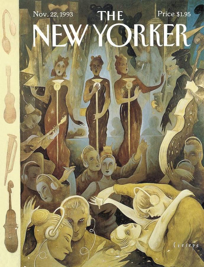 Ceesepe ha sido colaborador del «Newyorker». 