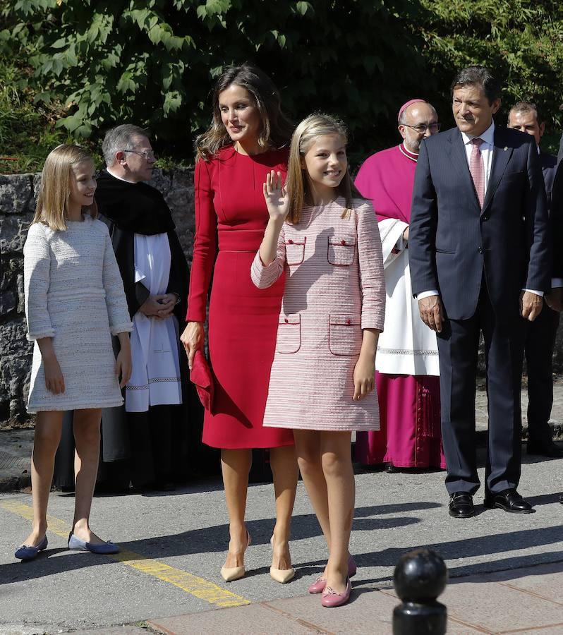 Todas las imágenes de la visita de la Princesa Leonor a Covadonga