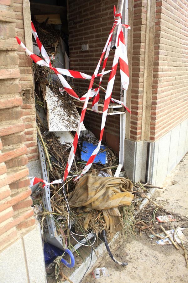 Los estragos de la tromba de agua de Cebolla, en imágenes