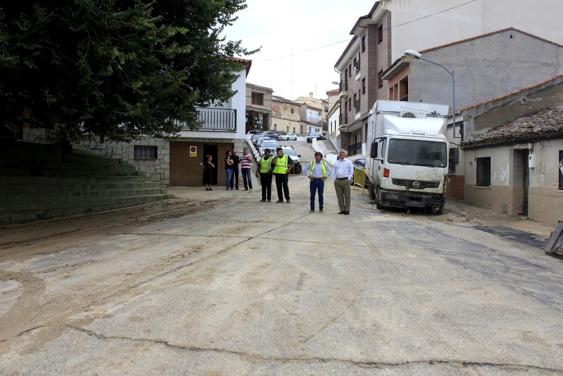 Los estragos de la tromba de agua de Cebolla, en imágenes