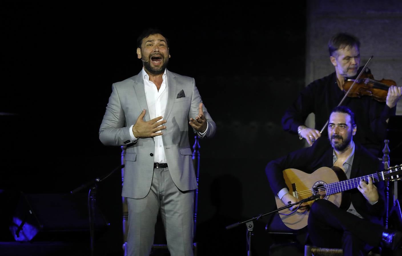 En imágenes, el concierto de José Valencia en la Bienal de Flamenco de Sevilla 2018