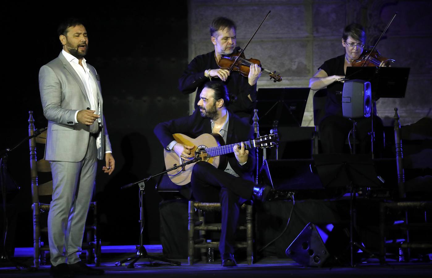 En imágenes, el concierto de José Valencia en la Bienal de Flamenco de Sevilla 2018