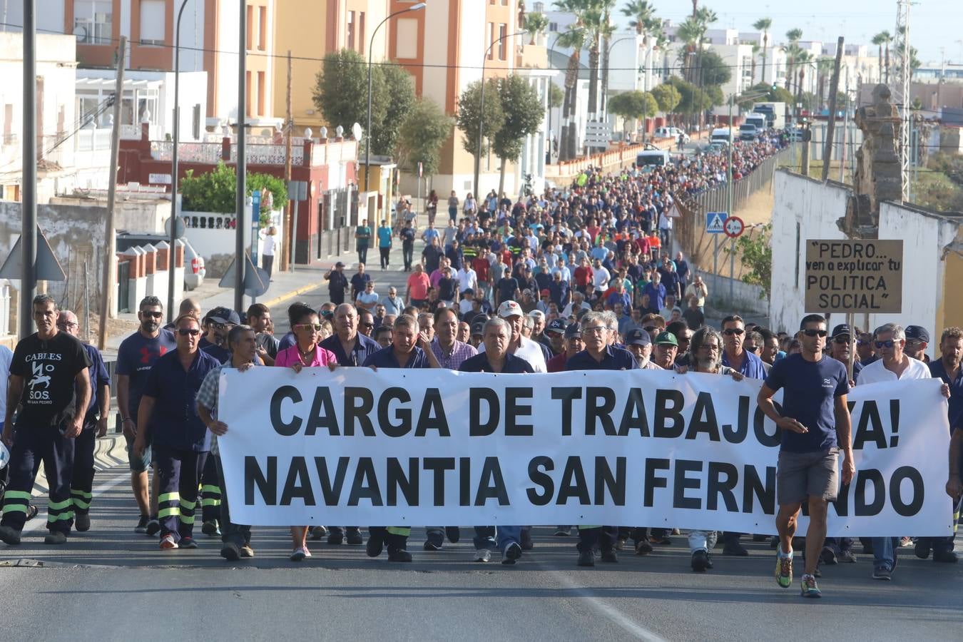 Los trabajadores de Navantia vuelven a la calle