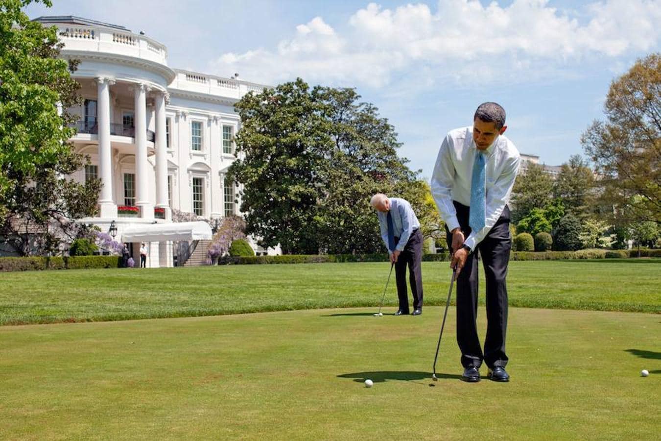 Obama, en 2009, poco después de llegar a la Casa Blanca. 