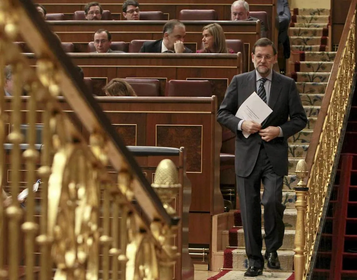 Antes de llegar a la presidencia del Gobierno, Rajoy pasó siete años como líder de la oposición tras perder las elecciones de 2004 y 2008 ante José Luis Rodríguez Zapatero. 