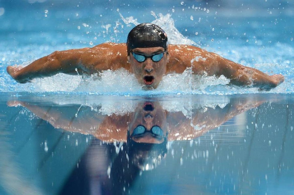 Phelps repitió éxitos en Londres 2012. 