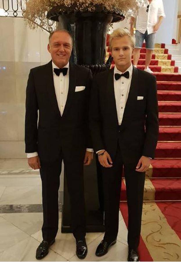 Pepe Barroso. El empresario acudió al evento con sus hijos Jaime y Felipe