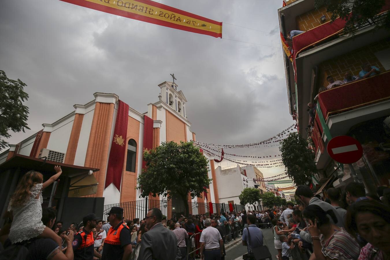 Suspendida la salida de la Virgen de los Dolores del Cerro por las fuertes lluvias