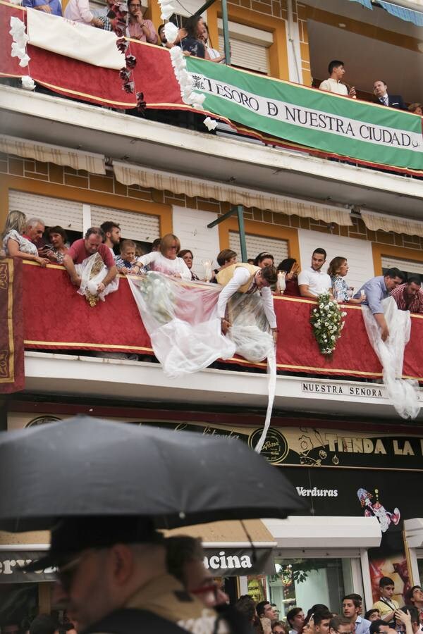 Suspendida la salida de la Virgen de los Dolores del Cerro por las fuertes lluvias