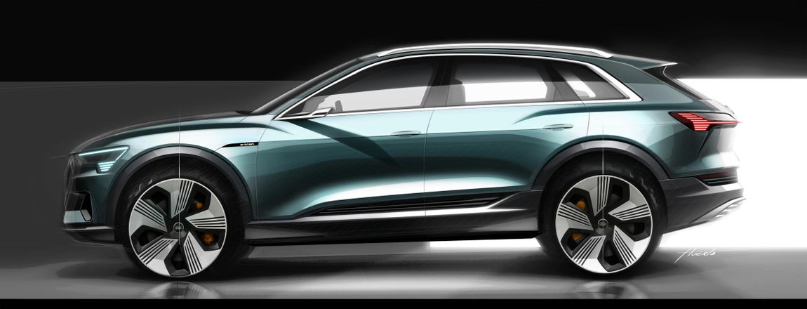 Las imágenes del e-tron, el vehículo que abre la era eléctrica de Audi