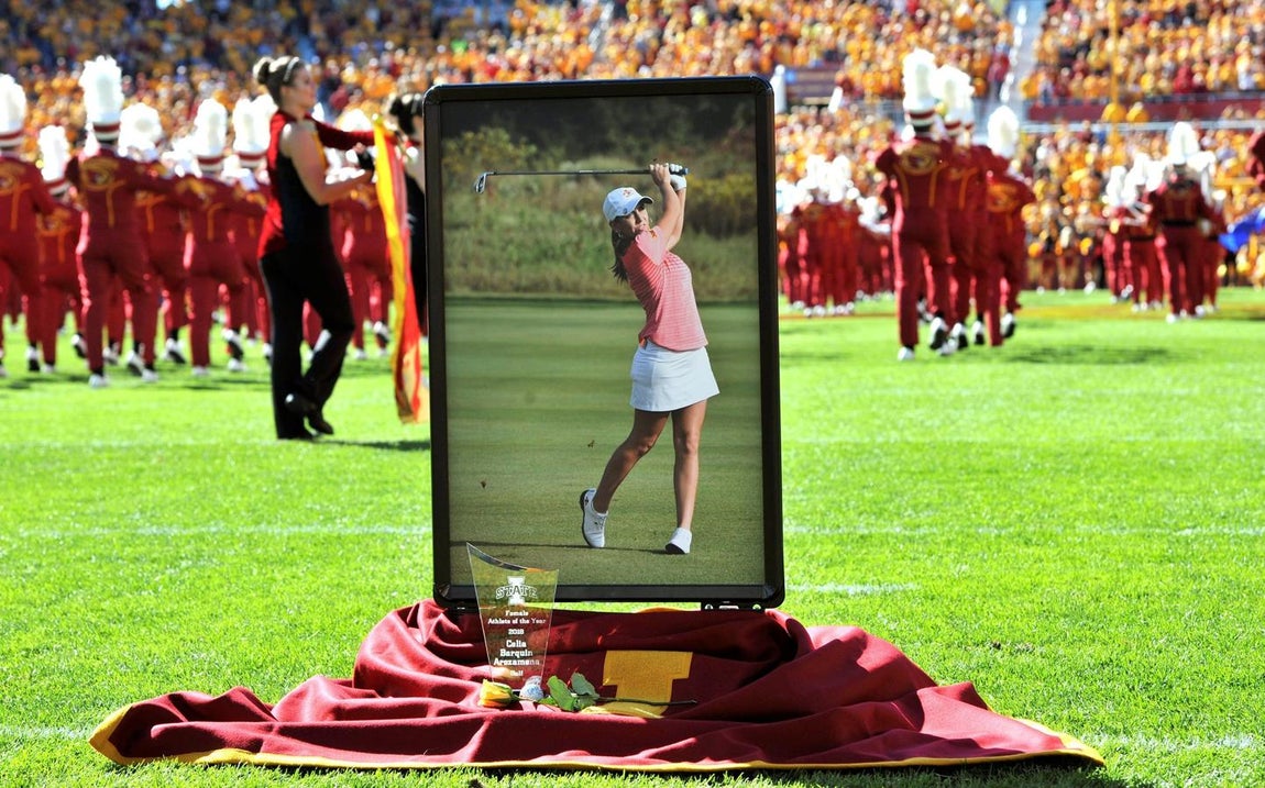 Así se honró a Celia Barquín en la Universidad de Iowa