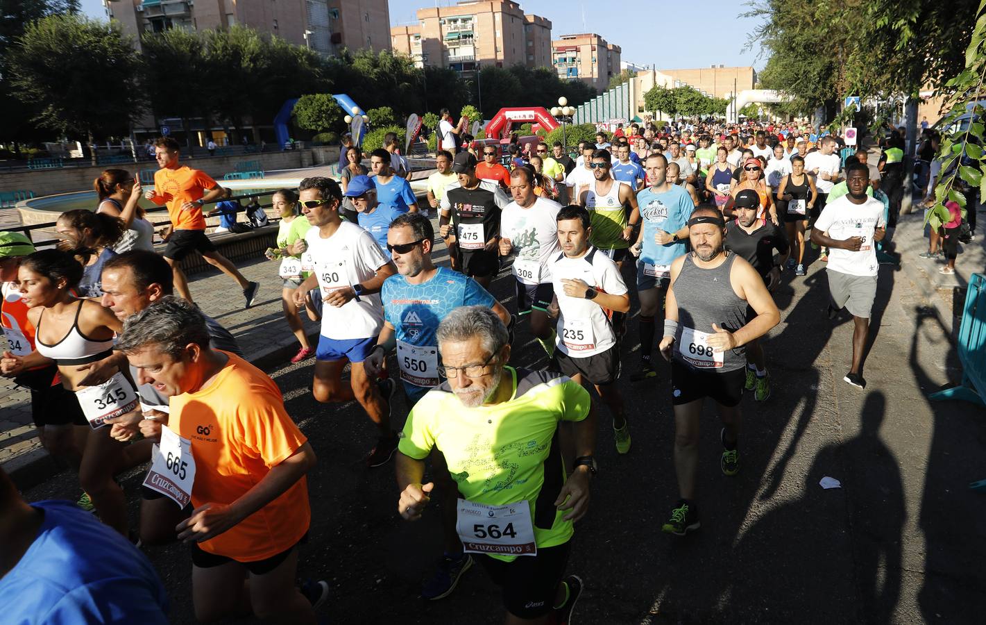 La «masiva» prueba popular de la Fuensanta, en imágenes