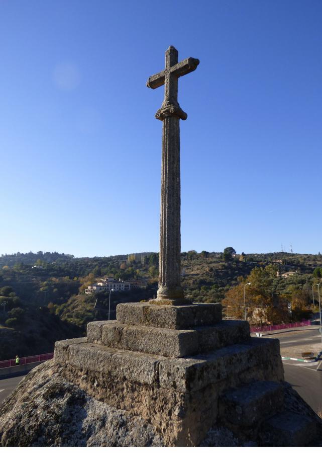 Ubicación actual del Humilladero del XVI sobre la carretera de Piedrabuena. Foto RAFAEL DEL CERRO. 