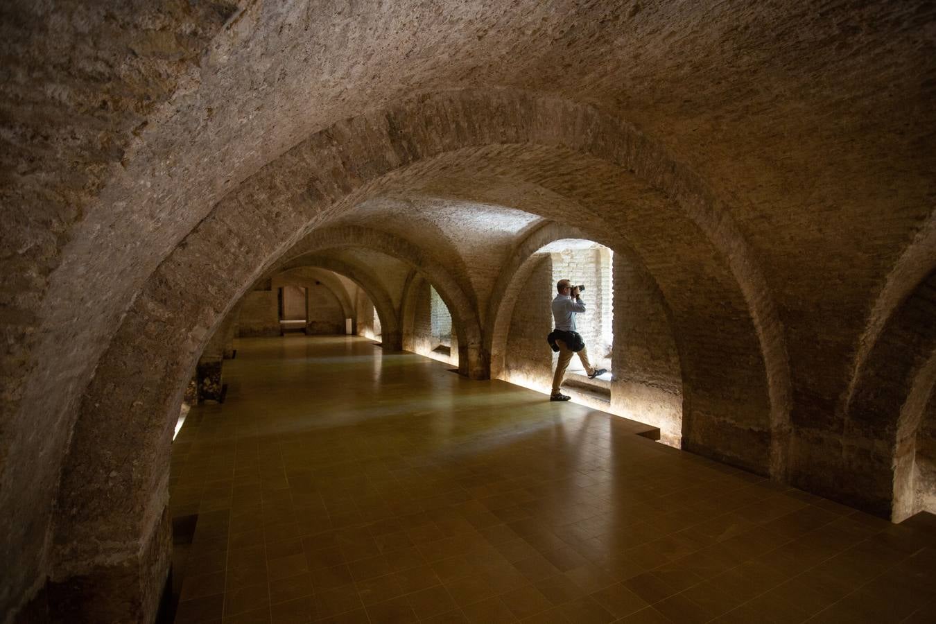 En imágenes, la nueva cara del semisótano del Palacio de Pedro I en el Alcázar de Sevilla