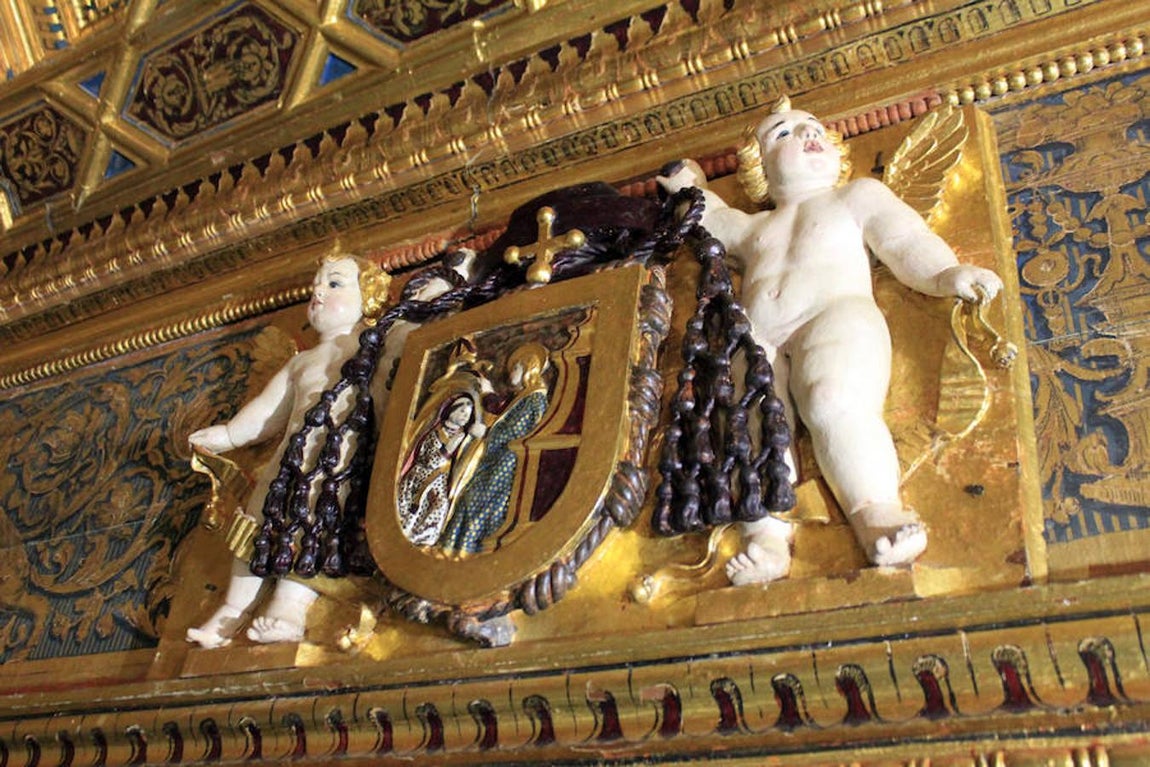 Imágenes de la sala capitular y de la cripta