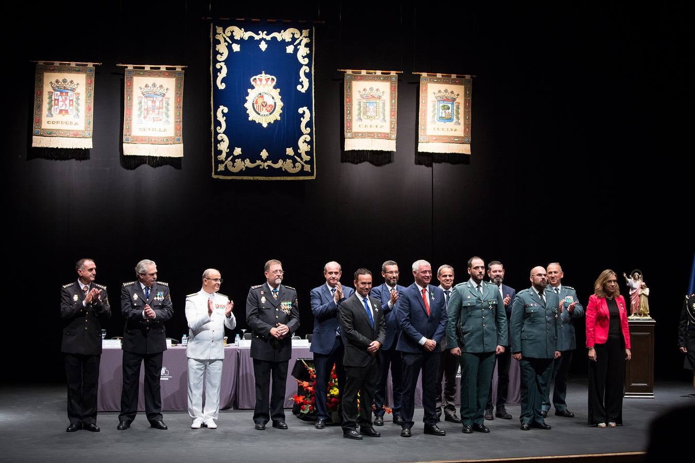 Acto del Día de la Policía celebrado en La Línea