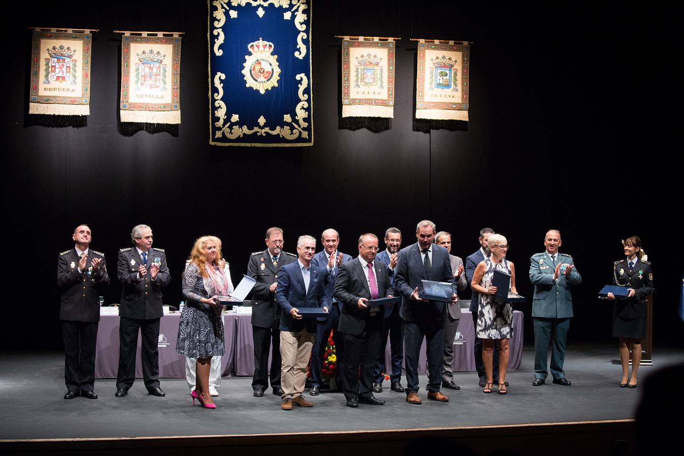 Acto del Día de la Policía celebrado en La Línea