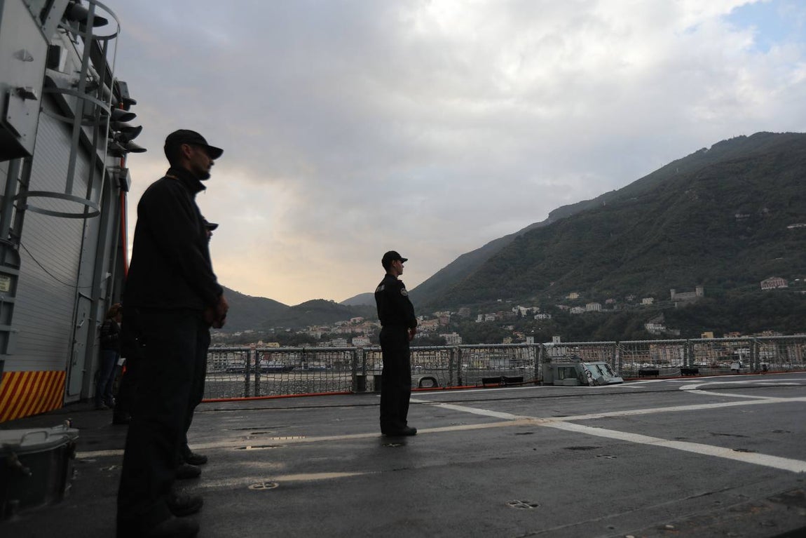 La fragata &#039;Numancia&#039; en la Operación Sophia