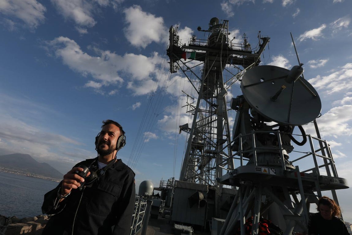 La fragata &#039;Numancia&#039; en la Operación Sophia