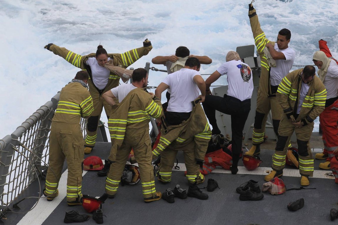 La fragata &#039;Numancia&#039; en la Operación Sophia