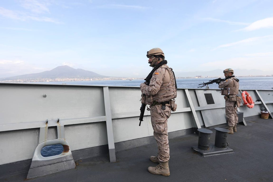 La fragata &#039;Numancia&#039; en la Operación Sophia