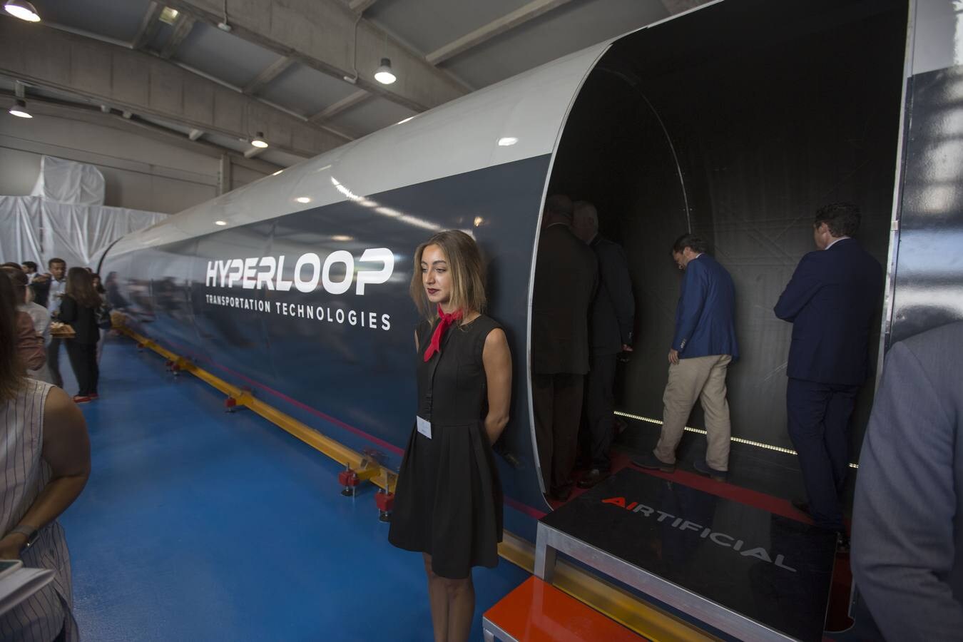 Las primeras imágenes del espectacular tren supersónico &#039;Hyperloop&#039;