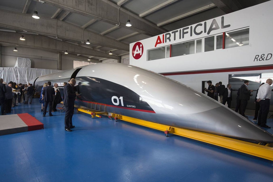 Las primeras imágenes del espectacular tren supersónico &#039;Hyperloop&#039;