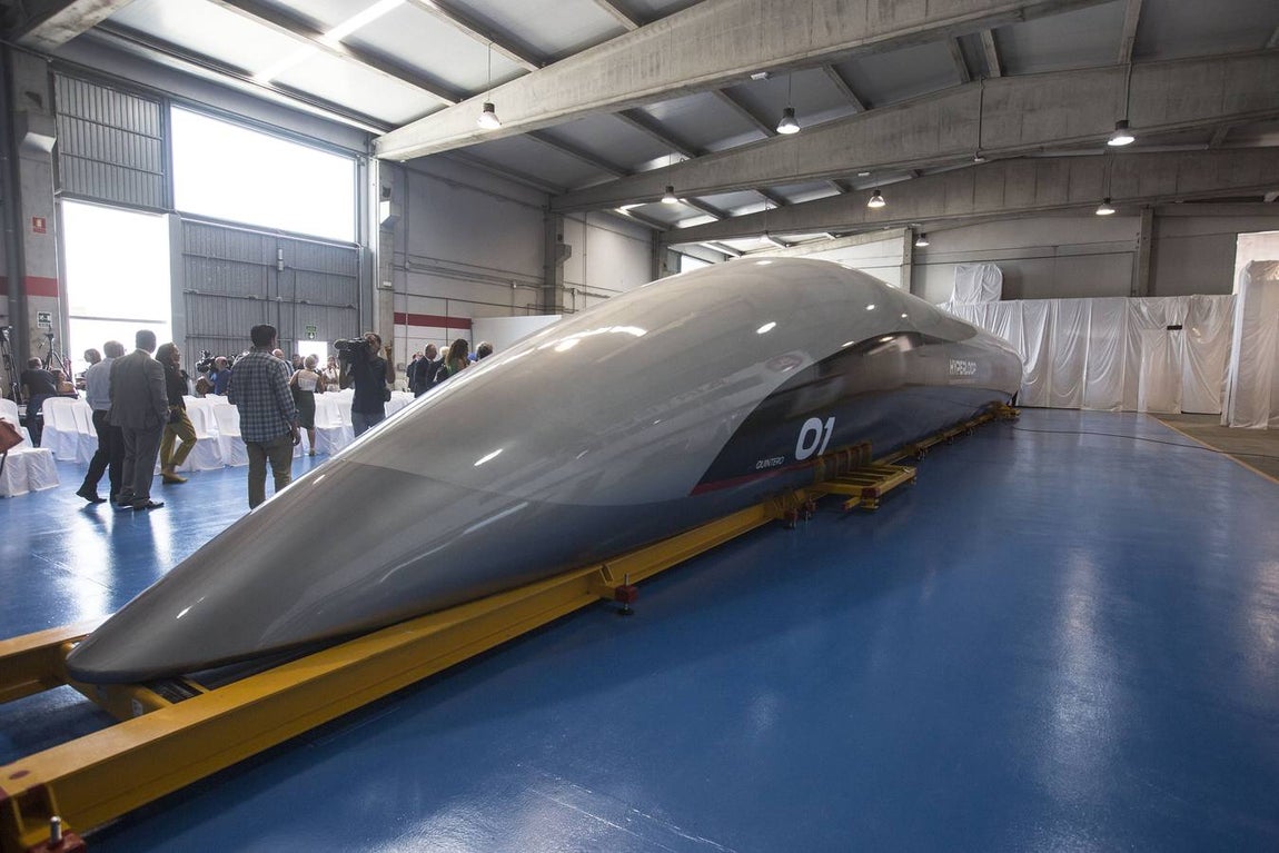 Las primeras imágenes del espectacular tren supersónico &#039;Hyperloop&#039;