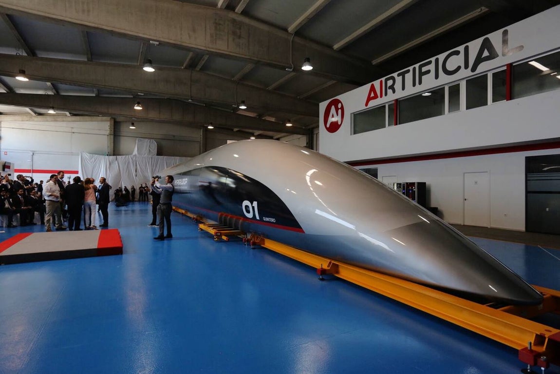 Las primeras imágenes del espectacular tren supersónico &#039;Hyperloop&#039;