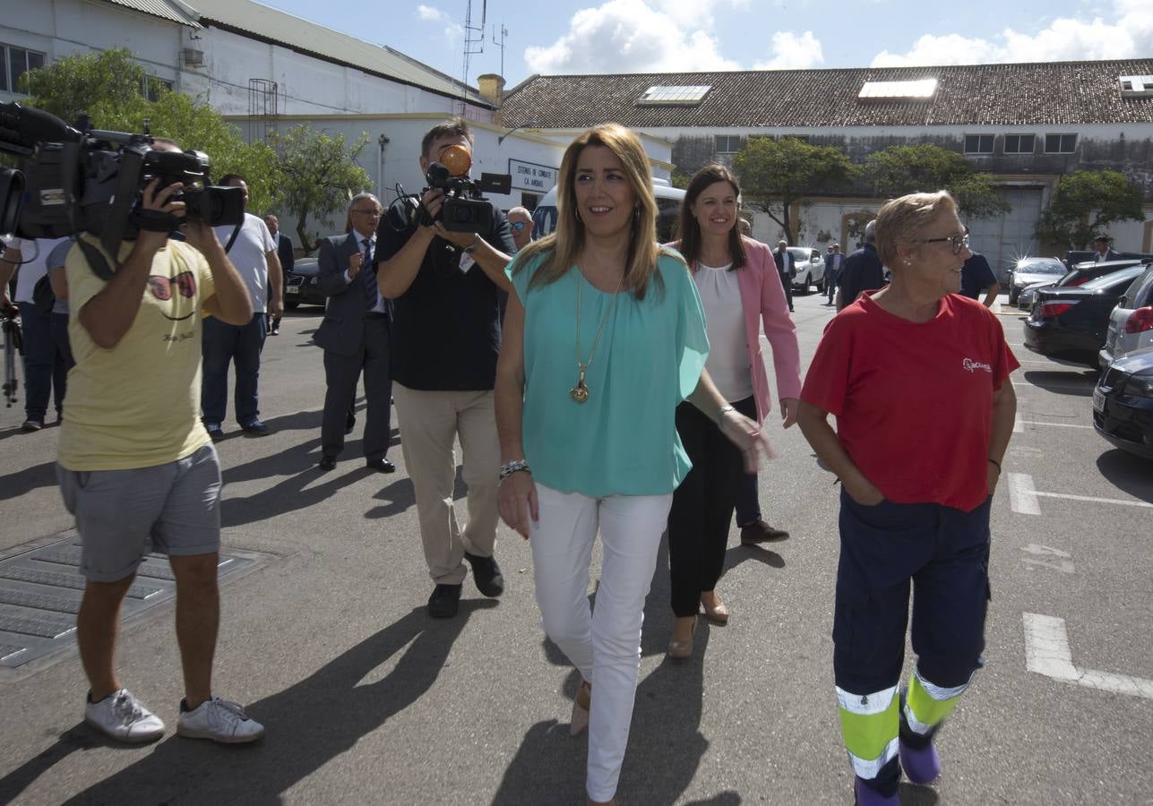 Fotos: Así ha ido la visita de Díaz a Navantia