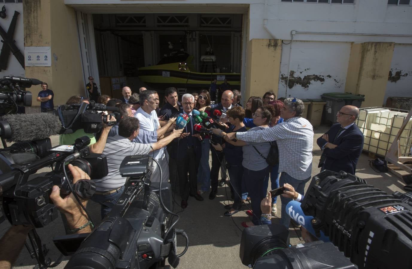 Fotos: Así ha ido la visita de Díaz a Navantia