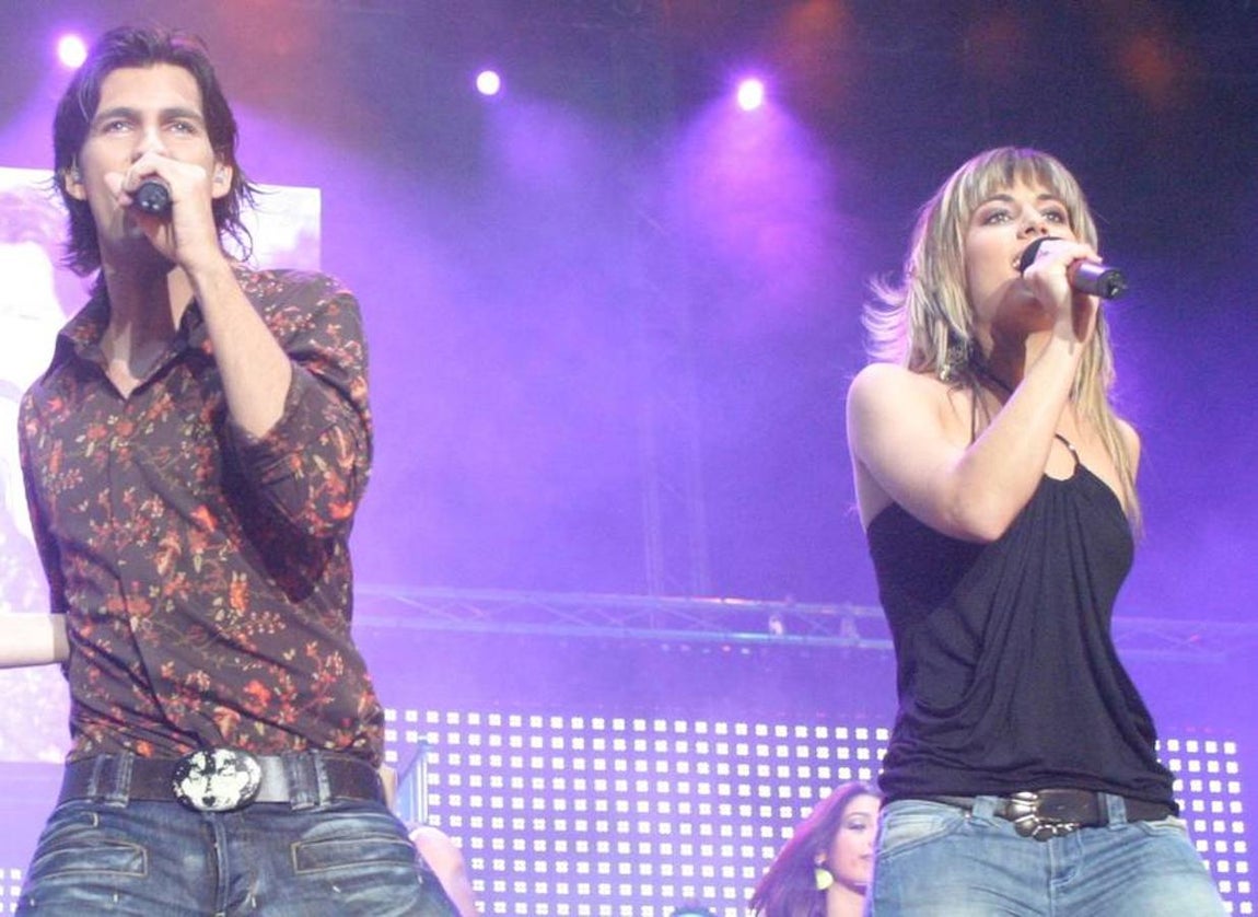 Edurne y Fran Dieli. 