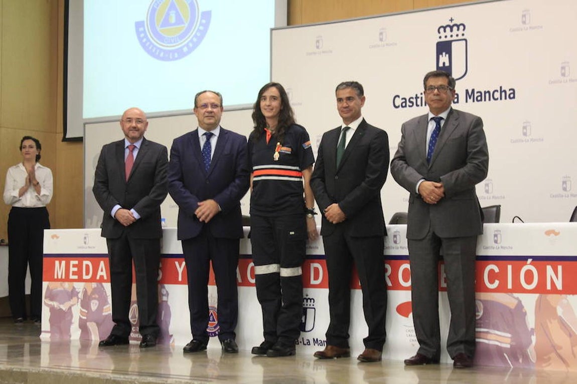 Entrega de placas y medallas de Protección Civil en Toledo