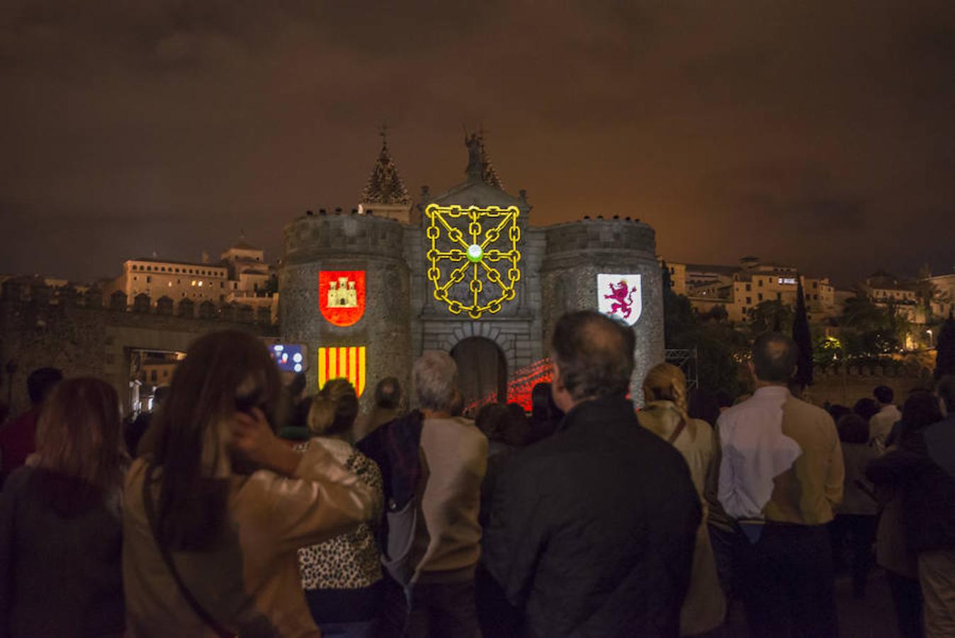 El «video mapping» de la Constitución llega a Toledo