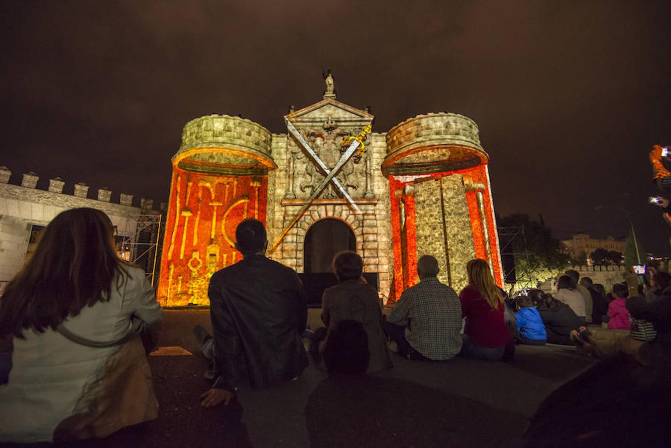 El «video mapping» de la Constitución llega a Toledo