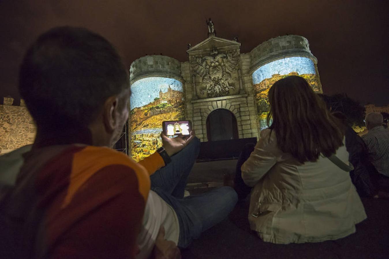 El «video mapping» de la Constitución llega a Toledo