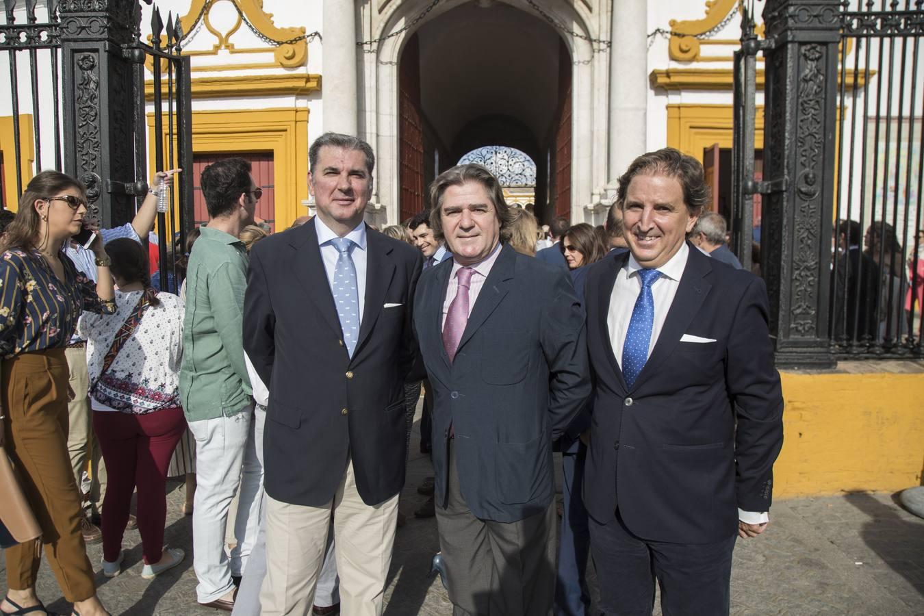 Luis Algarra, Martín Pareja Obregón e Ignacio Nieto