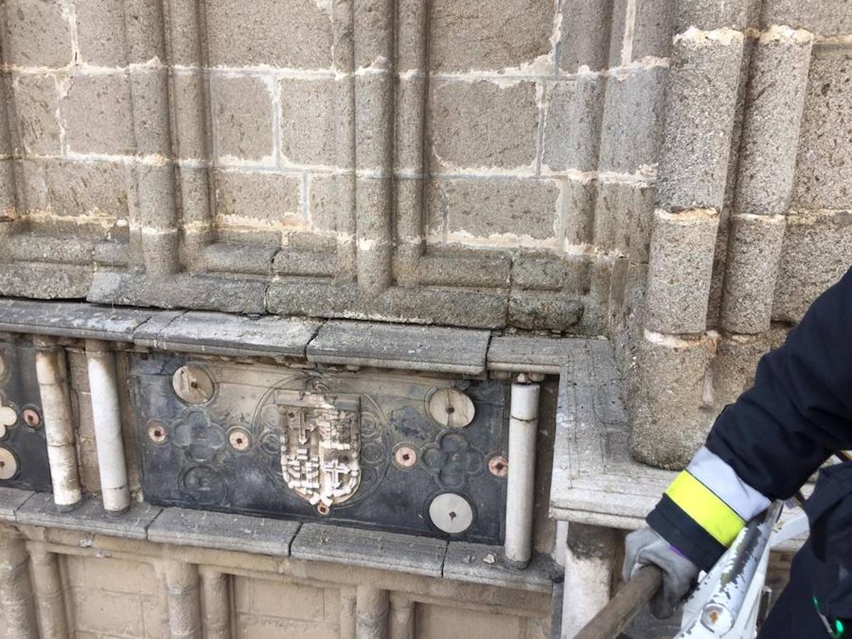 Susto desde la torre de la catedral de Toledo